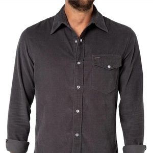 Croquet snap button corduroy shirt 40